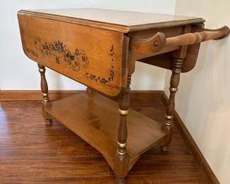 Vintage Wooden Tea Trolley