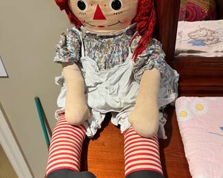 Vintage Raggedy Ann doll.