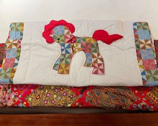 Quilts.