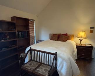 One of multiple beds and shelves for sale