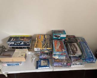 Model planes and ships