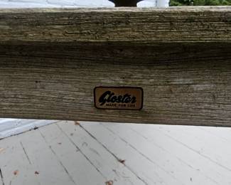 Rustic Teak Outdoor Narrow Table