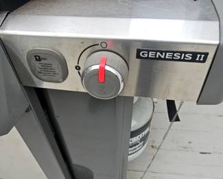 Weber Genesis II 4-Burner Propane Gas Grill with Side Burner