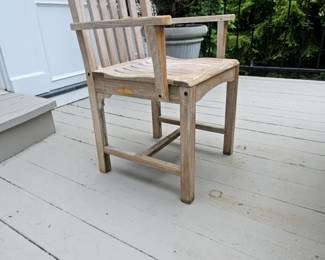 Teak Outdoor Dining Set with 6 Chairs