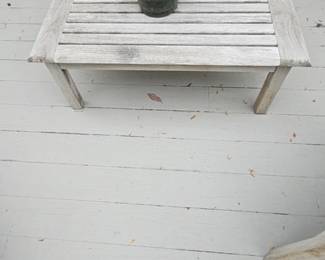 Rustic Teak Low Coffee Table
