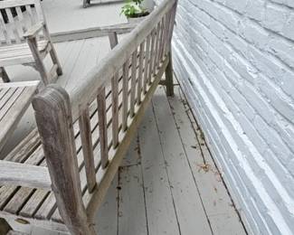 Classic Teak Outdoor Garden Bench