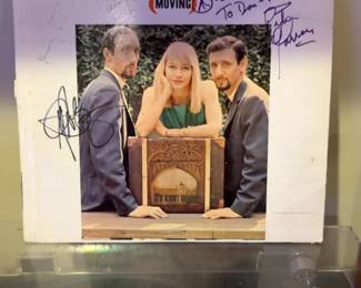 Peter, Paul and Mary Autographed Vinyl LP
