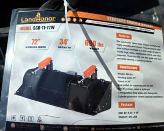2025 Landhonor SGB-11-72W Grapple Bucket, Unused