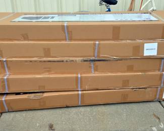 2025 Landhonor LHR-MS0608 6ft x 8ft Galvanized Apex Roof Metal Shed, Unused 