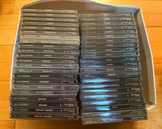 Lot 43:  vintage Time-Life Music "Great Composers" CD collection