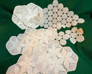Lot 58: Various Crochet Doilies