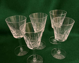 Lot 20: Waterford Crystal wine glasses