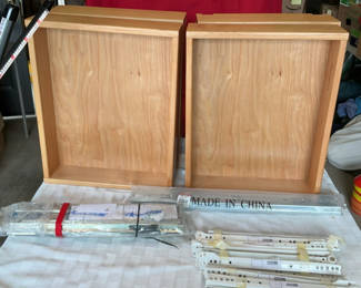 Lot 39: Nice Oak Drawers, Drawer Glide Hardware