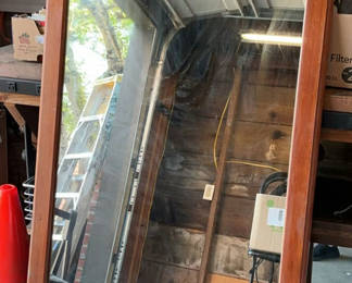 Lot 5: Huge Wood framed Wall Mirror