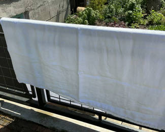 Lot 71: 4 Vintage White Tablecloths