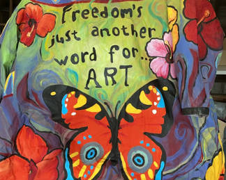 Lot 31: Wearable Art Coat