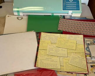 Lot 68: Scrapbooking Materials And Cameo Paper Cutter