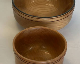 Lot 26: Hand Made Wood Bowls