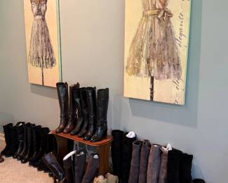 Boots of all sizes and kinds!