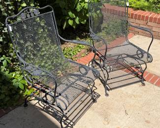 More outdoor iron furniture