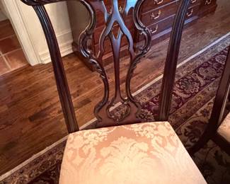 Detail of the dining chairs