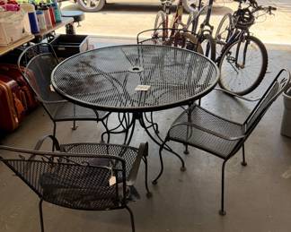 Iron outdoor furniture