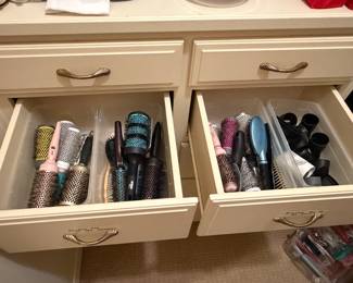 Brushes of all sizes 