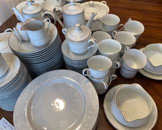 American Limoges Lace Bouquet china set
