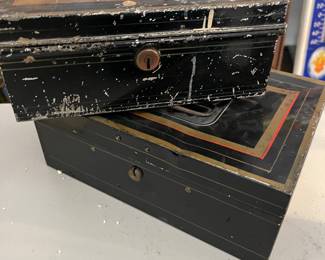 vintage cash boxes
