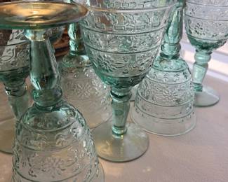 Mikasa Tender Leaves water goblets