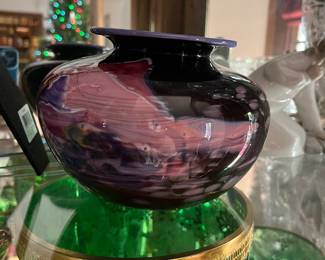 art glass vase