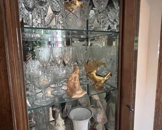 vintage stemware - Waterford, etched, etc