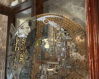 Jerusalem glass plate