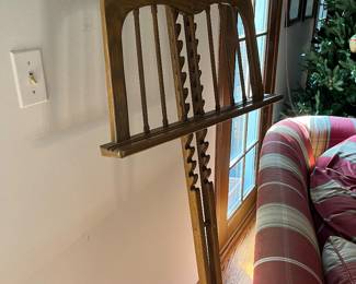 wood music stand