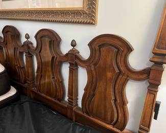 vintage king headboard