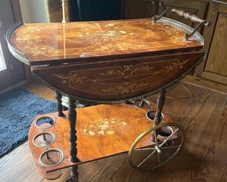 vintage buffet / bar cart