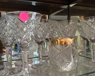 Waterford crystal stemware / wine glasses