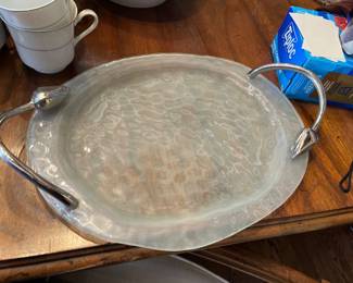 Michael Aram Lotus Blossom frosted tray
