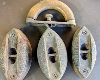3 Antique Irons