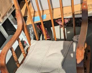 Vintage Wooden Gliding Chair