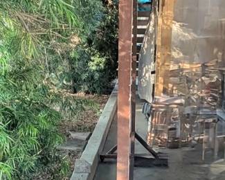 TWO Vintage Hanging Rods (held Church Choir Robes)