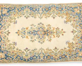 Lot 1285 Persian Kerman Hand Woven Wool Oriental Rug, Ca. 1950-60, W 6' L 3' 10"
