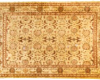 Lot 1251 Turkish Oushak Handwoven Wool Rug, Ca. 1980-90, W 11' 8" L 13'