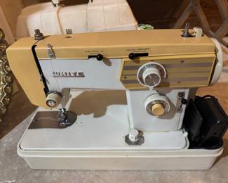 White beans sewing machine