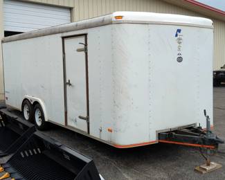 2000 Pace American Cargosport Aluminum Cargo Trailer, Utah Title 