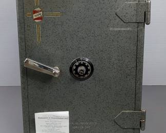 Herring-Hall-Marvin Safe Co. Steel Security Safe With Sargent & Greenleaf Combination Lock, 28" x 20" x 19" 