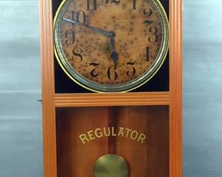 Regulator Wall Clock, 39" x 17.5"