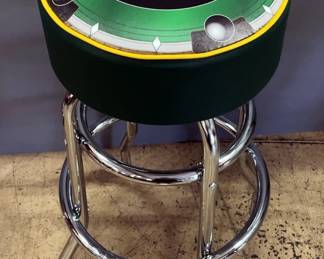 Billiards 8-Ball Barstool, 32" Tall 