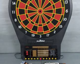 Arachnid Cricket Pro 800 Electronic Dartboard, Includes Mixed Darts
