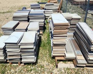 Italian And Spanish Tile Assortment, Contents Of Approximately 10 Pallets